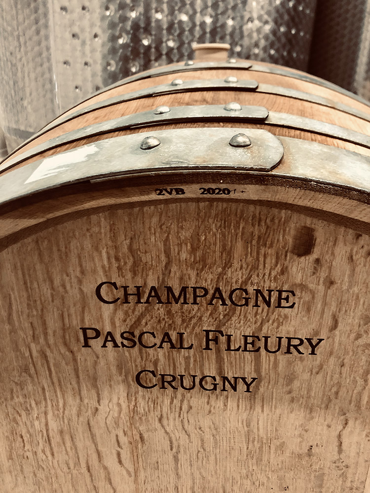 Champagne Pascal Fleury - vinification tonneau
